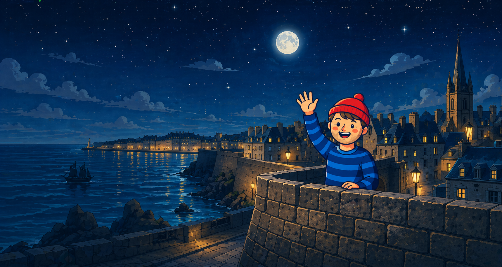 Saint-Malo de nuit